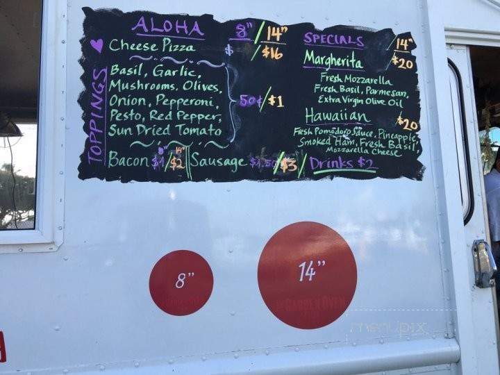 The Garden Oven - Haleiwa, HI menu_pic