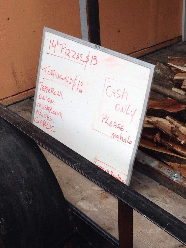 The Garden Oven - Haleiwa, HI menu_pic