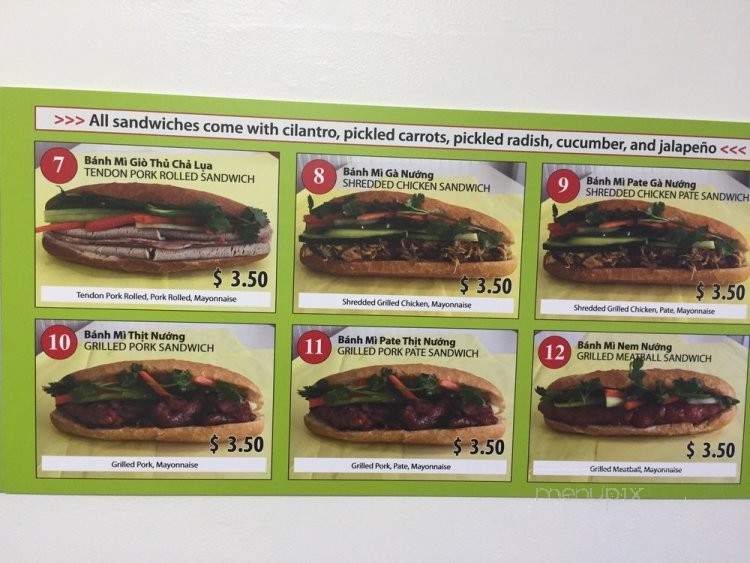 Valley Sandwiches - Reseda, CA menu_pic