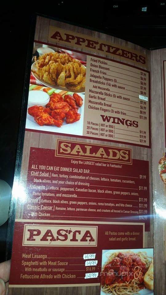 Fronterra Steak House and Pizzeria - Fairbanks, AK menu_pic