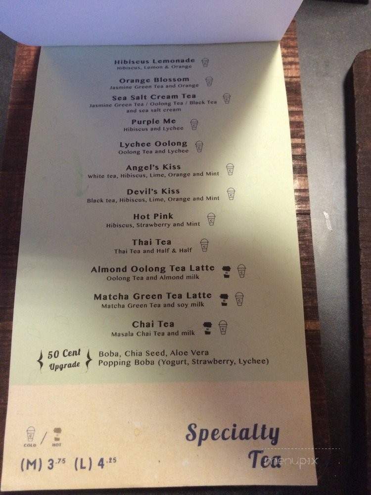 Tocaja - Claremont, CA menu_pic