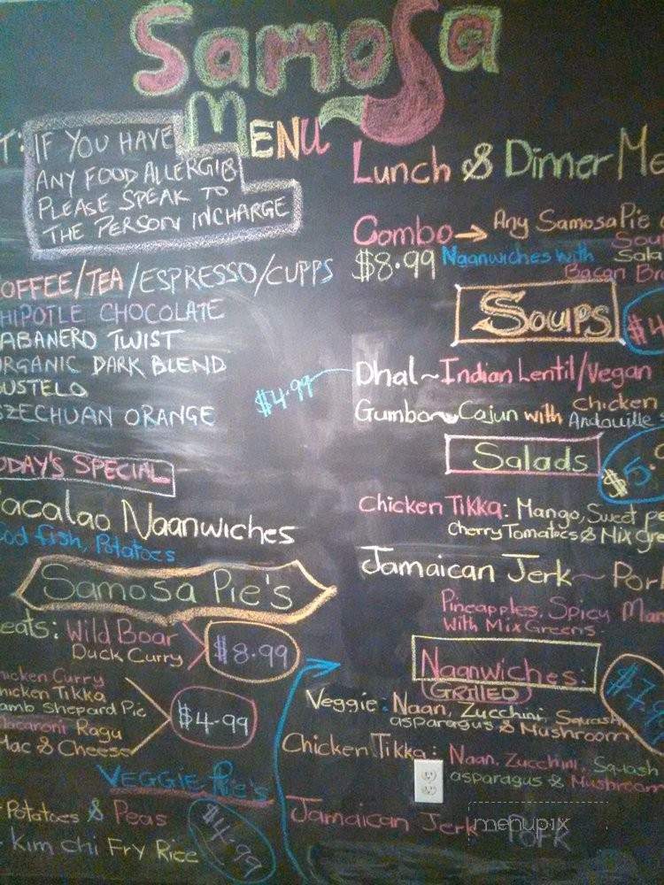 Samosa Cafe - Dobbs Ferry, NY menu_pic