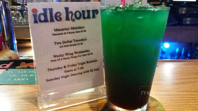 Idle Hour - Sacramento, CA menu_pic