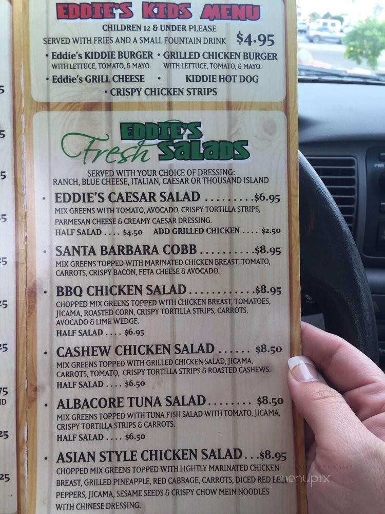 Eddie's Grill - Yuma, AZ menu_pic