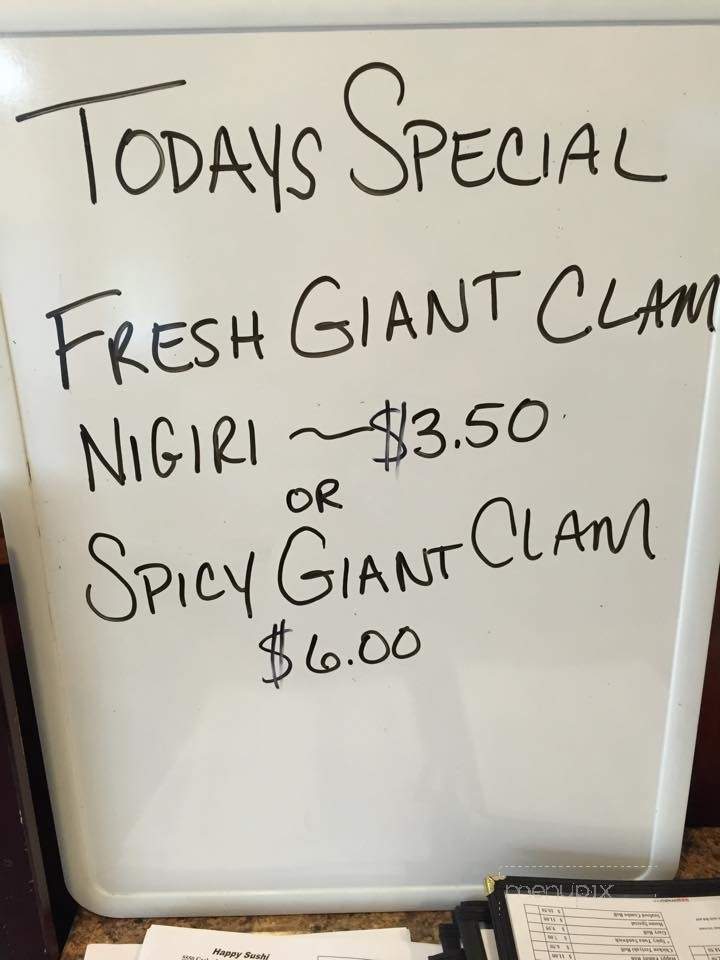 Happy Sushi - Waterford Charter Township, MI menu_pic