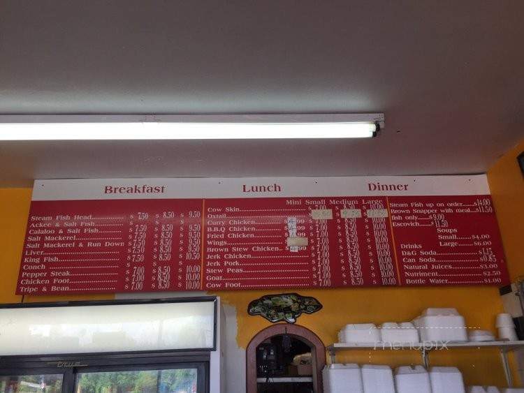 Maam's Jamaican Restaurant - Miami, FL menu_pic