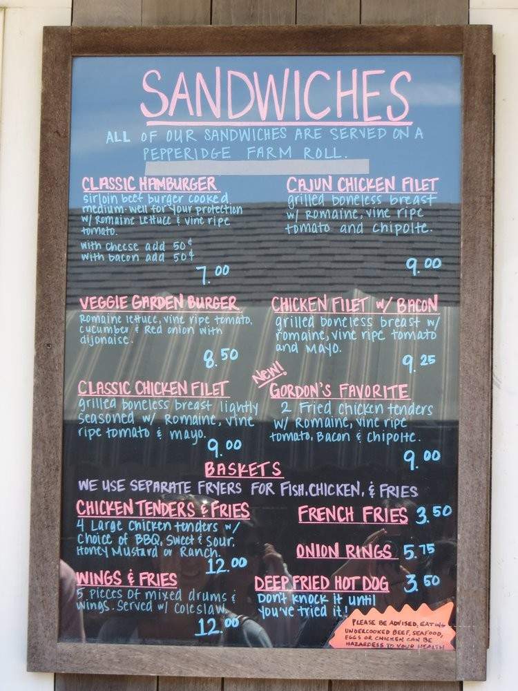 Dreamcatcher - Aquinnah, MA menu_pic
