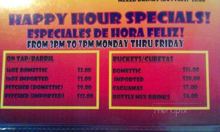 Cabo Wabo Grill 2 - National City, CA menu_pic