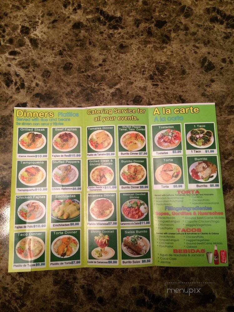 Dave's Burritos - St. Charles, IL menu_pic