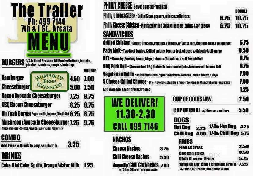 /250909485/The-Trailer-Menu-Arcata-CA - Arcata, CA