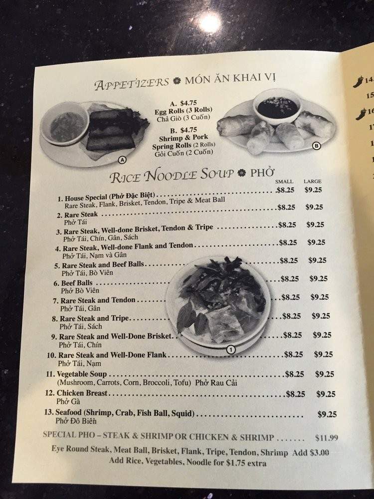 Pho Na Vietnamese Cuisine - Desert Hot Springs, CA menu_pic