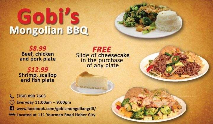 /250253894/Gobis-Mongolian-BBQ-Menu-Heber-CA - Heber, CA