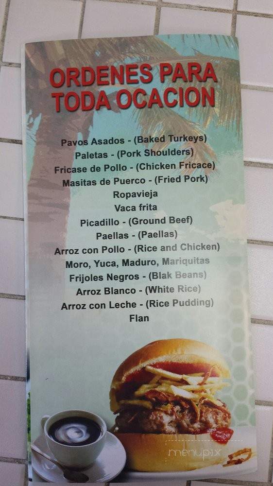 Three Palms Cuban Cafe - Hollywood, FL menu_pic