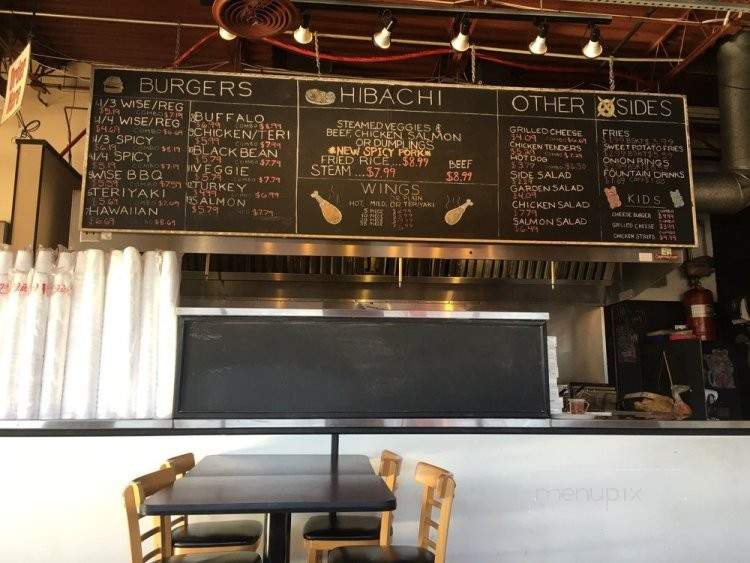 Wise Burger - Nashville, TN menu_pic