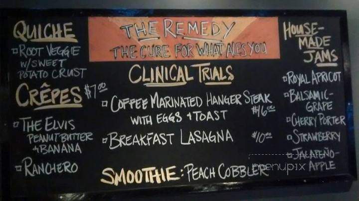 The Remedy - Traverse City, MI menu_pic