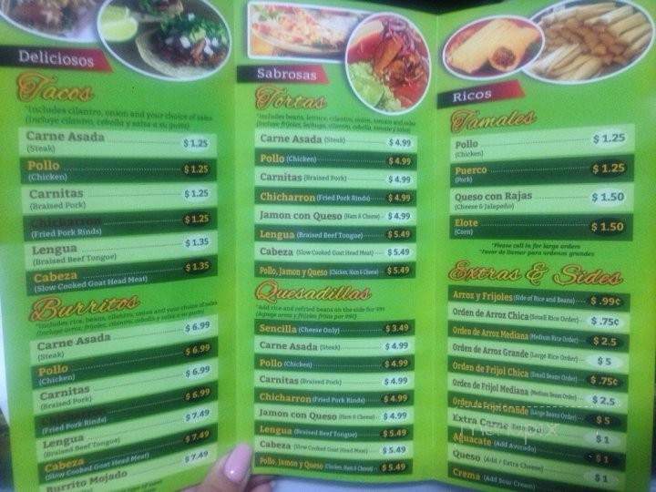 La Sinaloense - Inglewood, CA menu_pic