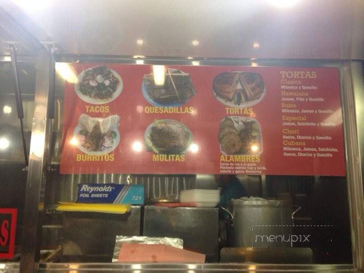 El Taqueria Huracan - Los Angeles, CA menu_pic
