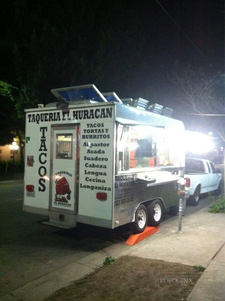 El Taqueria Huracan - Los Angeles, CA menu_pic