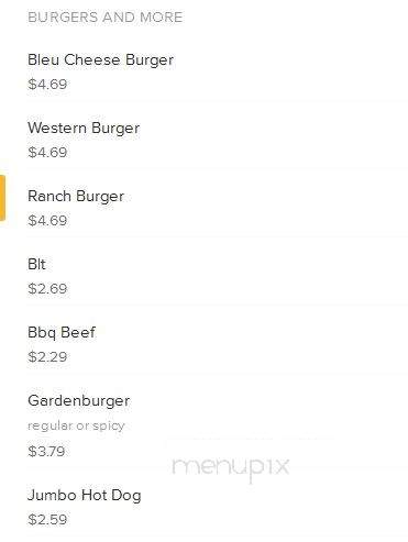 The Best Burger - Los Angeles, CA menu_pic