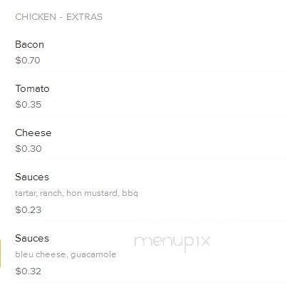 The Best Burger - Los Angeles, CA menu_pic