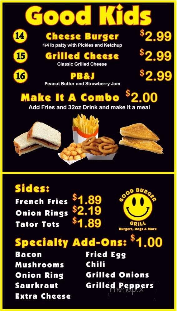 /250195045/Good-Burger-Grill-Queen-Menu-Creek-AZ - Queen Creek, AZ