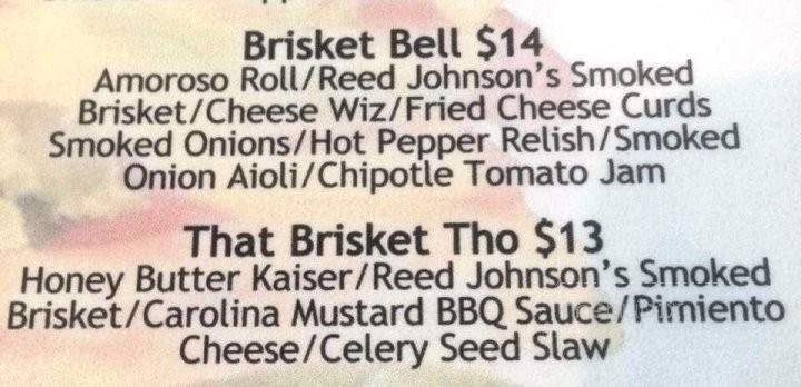 Epic Sammich Co. - Louisville, KY menu_pic