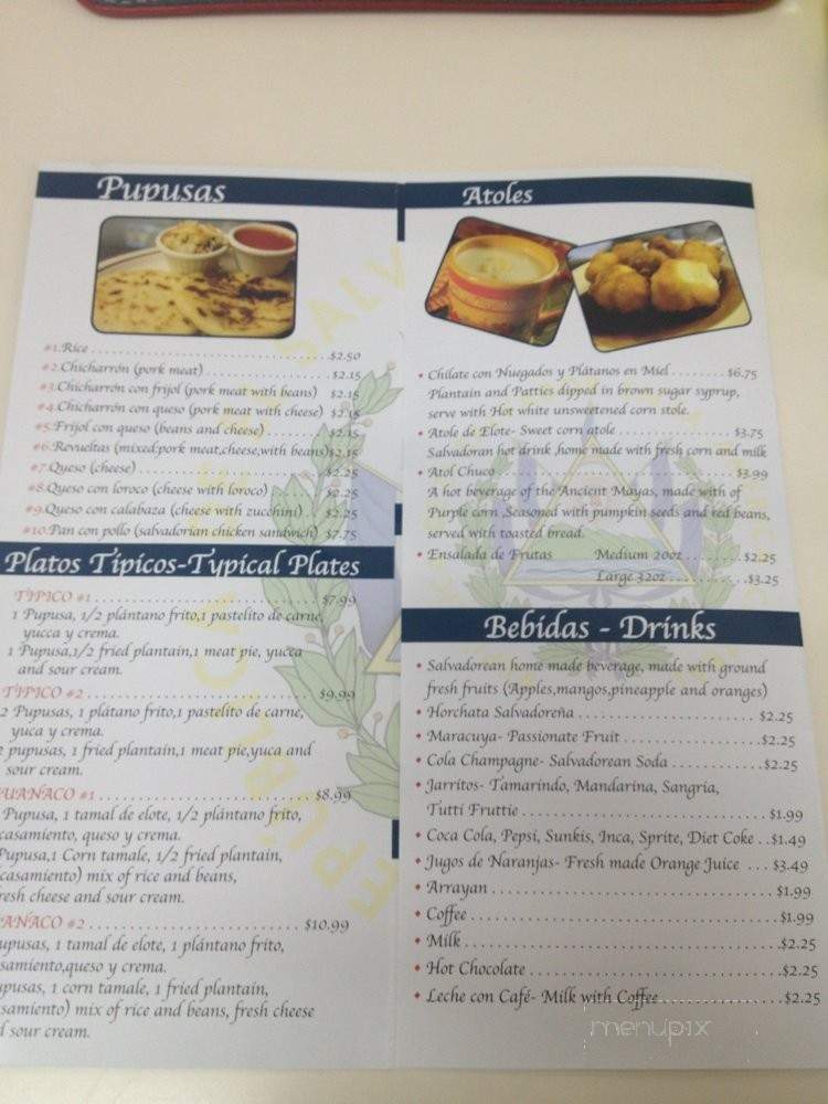 Pupuseria Texis - La Puente, CA menu_pic