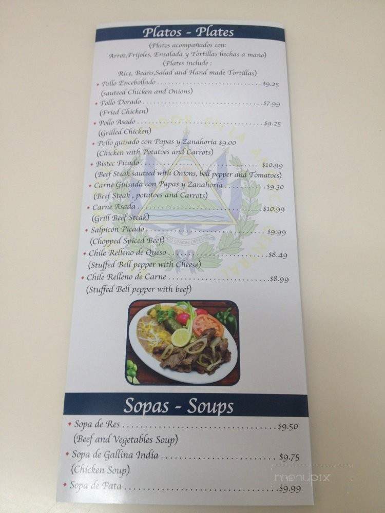 Pupuseria Texis - La Puente, CA menu_pic