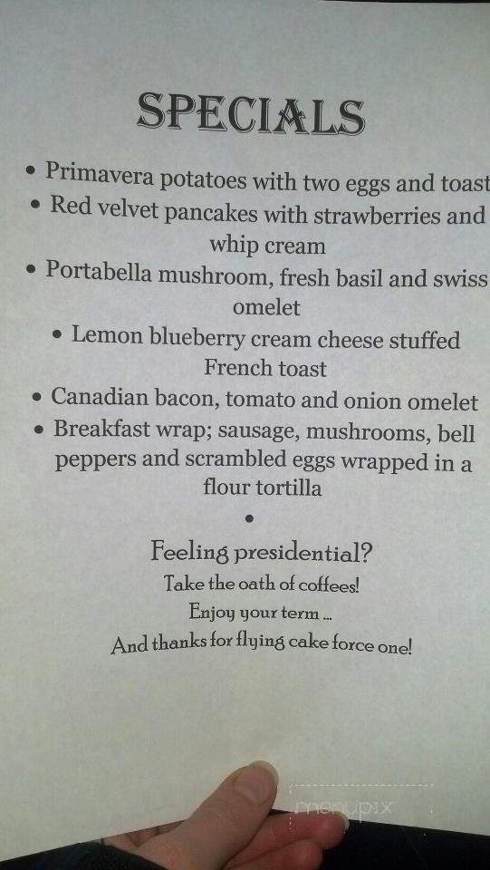 Clem's Cafe - Rutland, VT menu_pic
