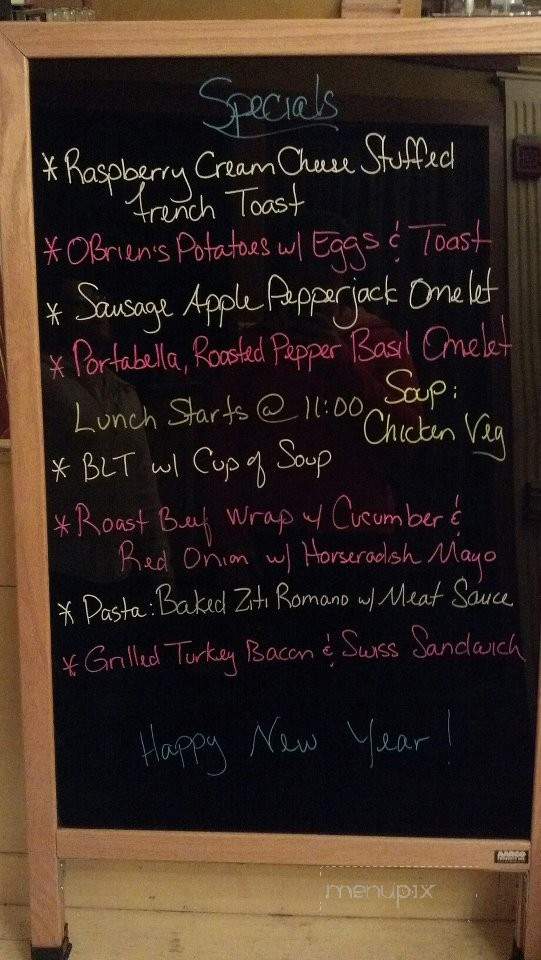 Clem's Cafe - Rutland, VT menu_pic
