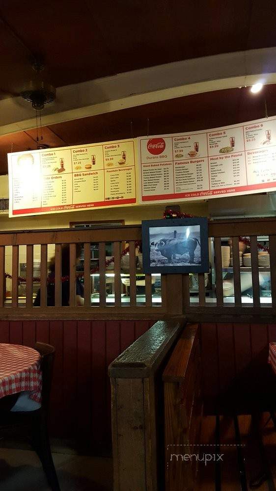 Duran's BBQ - Angleton, TX menu_pic