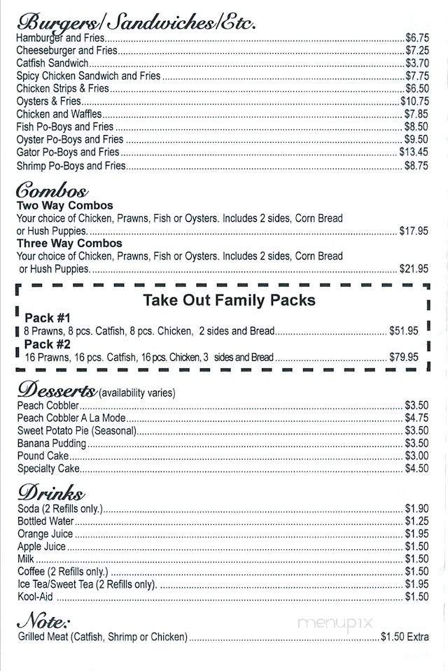 Plan B taste of Soul - Stockton, CA menu_pic
