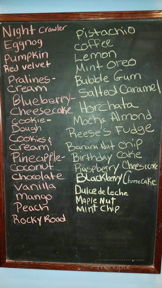 Surfs Up Ice Cream - Los Banos, CA menu_pic