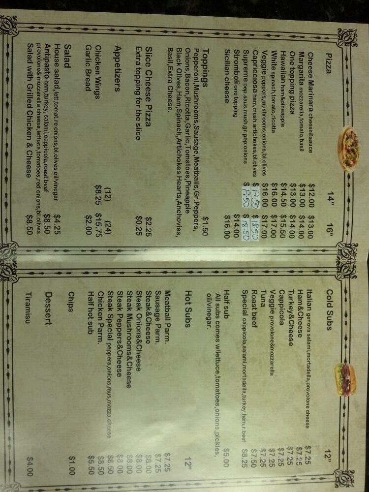 Fabio's Pizza - Naples, FL menu_pic