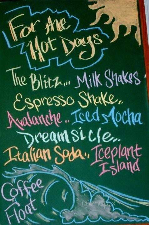 The Coffeehouse On Roanoke Island - Manteo, NC menu_pic