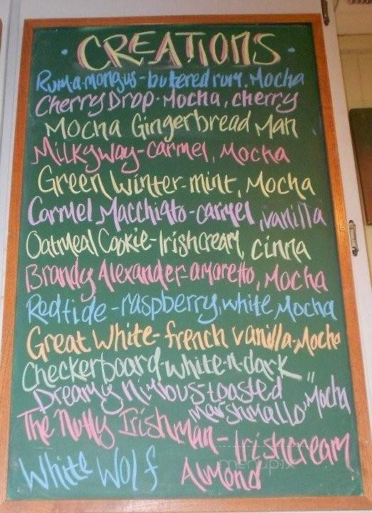 The Coffeehouse On Roanoke Island - Manteo, NC menu_pic
