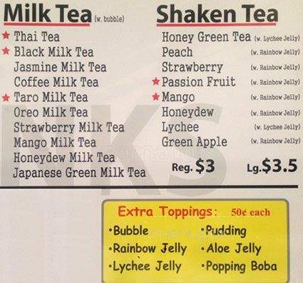 Royal Tea Truck - Philadelphia, PA menu_pic