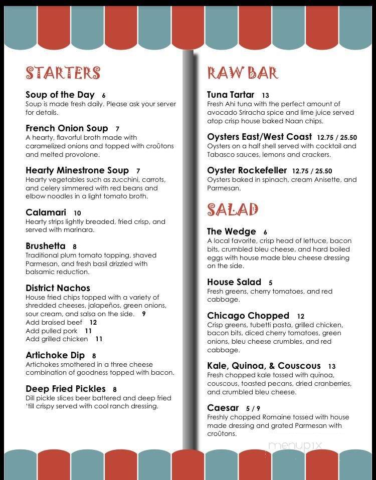 Food District - Saint Joseph, MI menu_pic