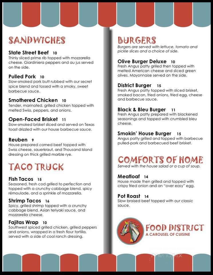 Food District - Saint Joseph, MI menu_pic