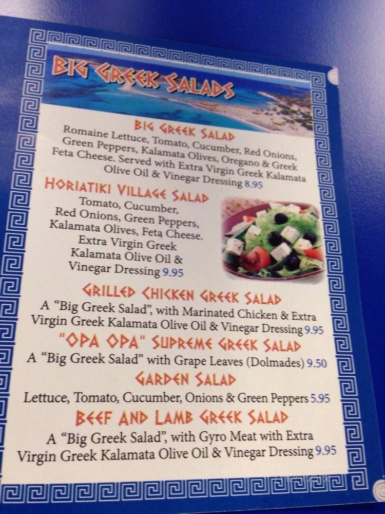 Opa Opa - Wilmington, DE menu_pic