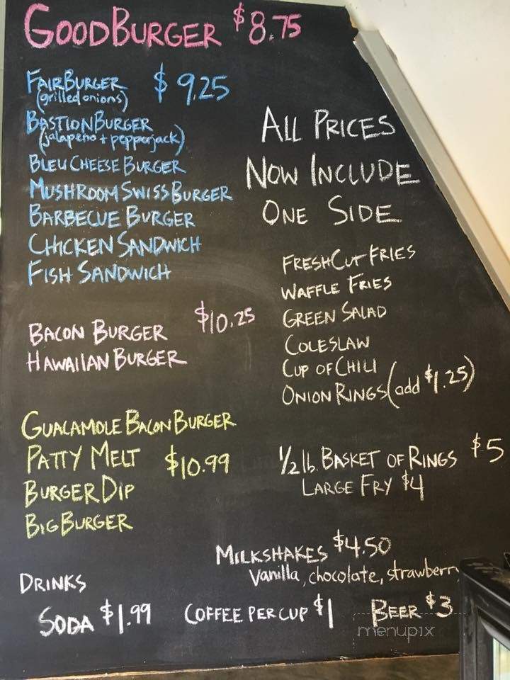 Good Burger - Ferndale, WA menu_pic