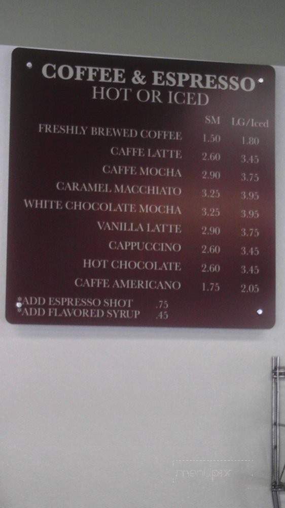The Coffee Corner - Chico, CA menu_pic