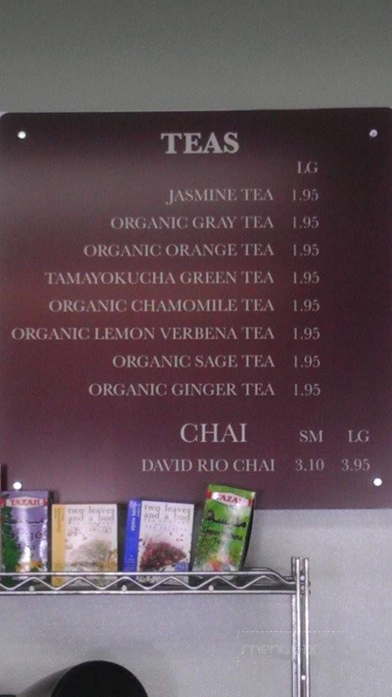 The Coffee Corner - Chico, CA menu_pic