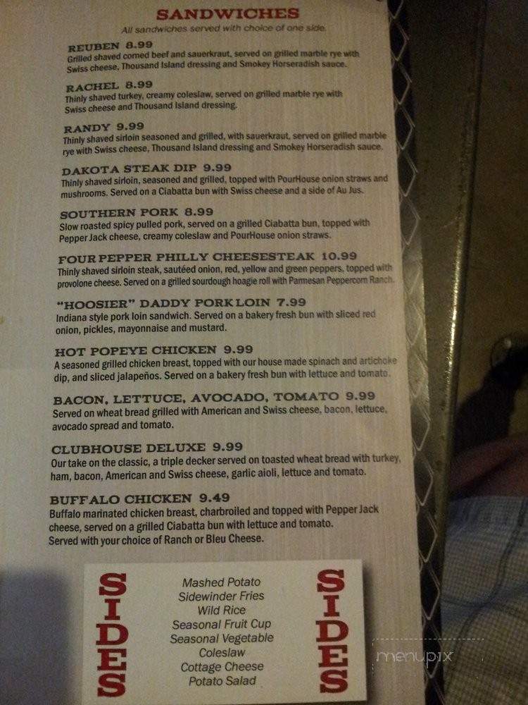 W 12 Pourhouse and Kitchen - Sioux Falls, SD menu_pic