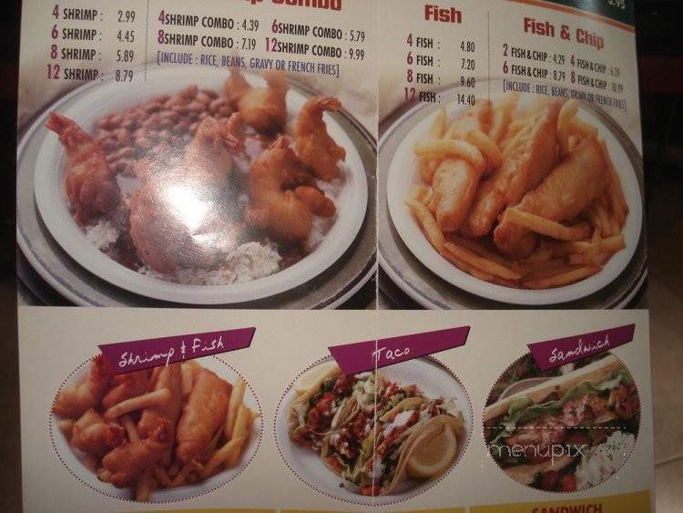 Johnny's Shrimp Boat - Santa Fe Springs, CA menu_pic