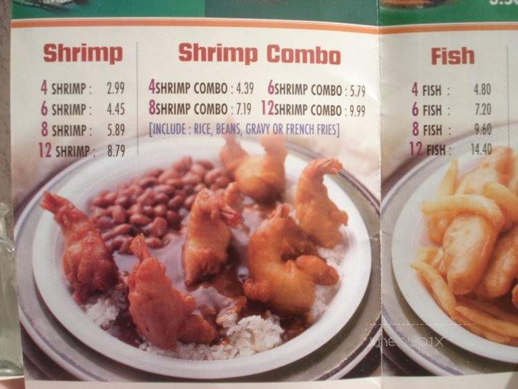 Johnny's Shrimp Boat - Santa Fe Springs, CA menu_pic