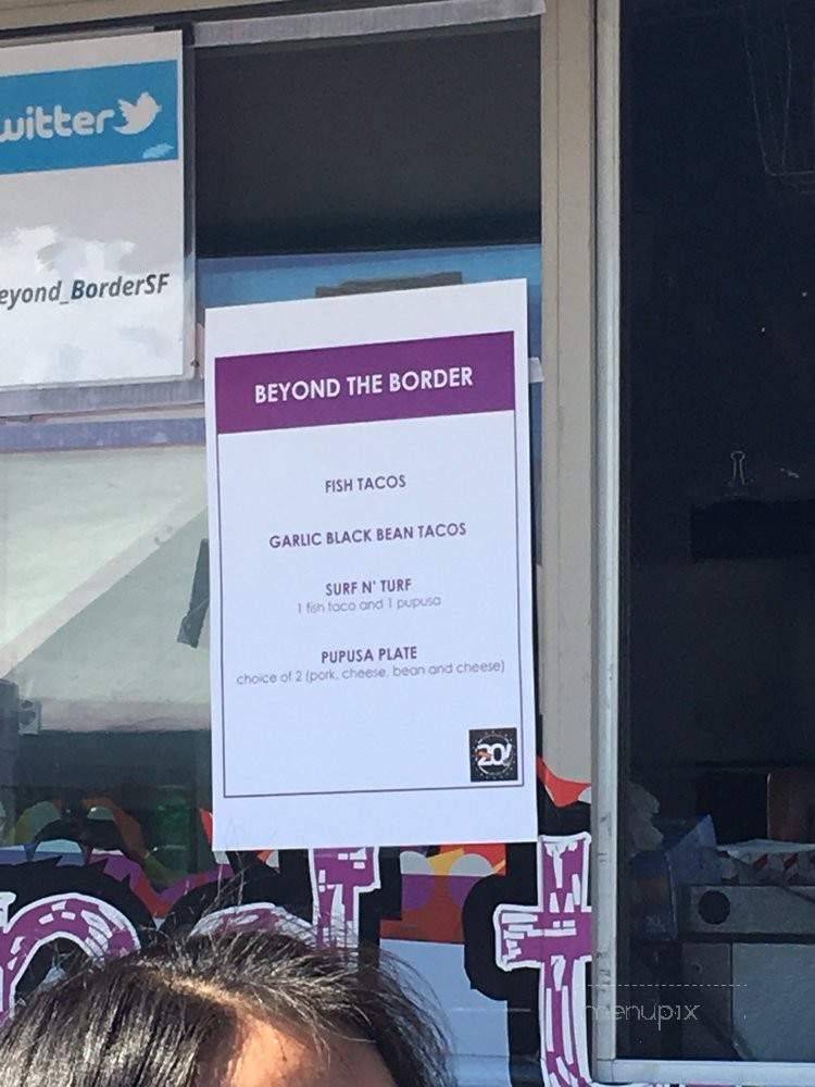 Beyond The Border - San Francisco, CA menu_pic