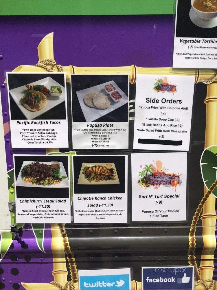Beyond The Border - San Francisco, CA menu_pic