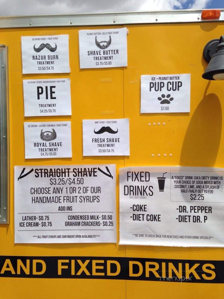 Lather and Shave - North Las Vegas, NV menu_pic