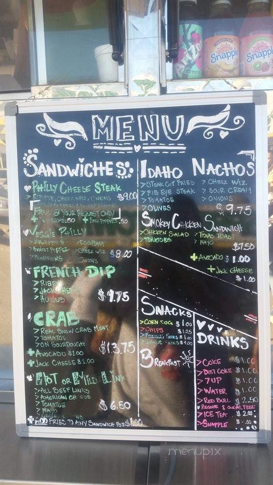 Gagas Rollin Diner - Vallejo, CA menu_pic